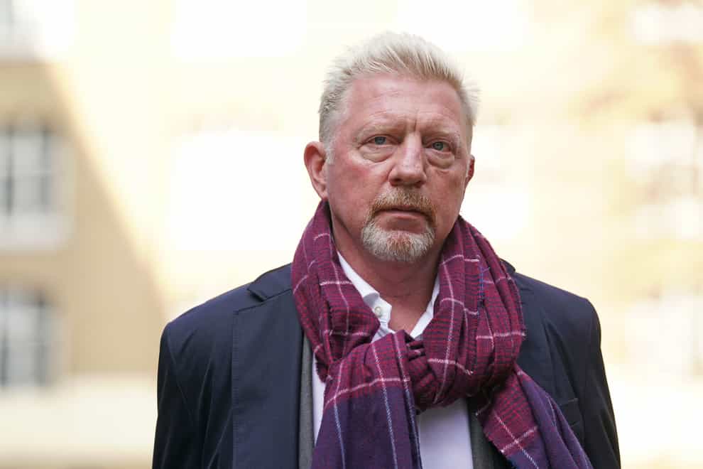 Boris Becker arrives at Southwark Crown Court (PA)