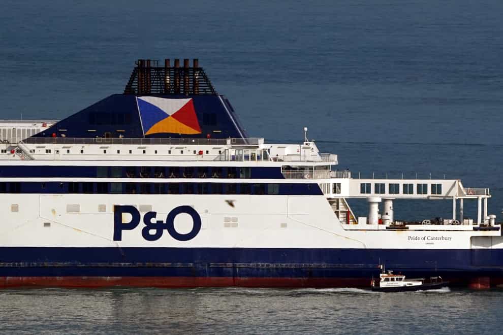 P&O announced the sacking of 800 seafarers last week (Gareth Fuller/PA)