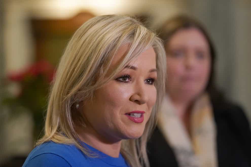 Sinn Fein Stormont leader Michelle O’Neill said she will be ready to form an Executive after the election (Brian Lawless/PA)