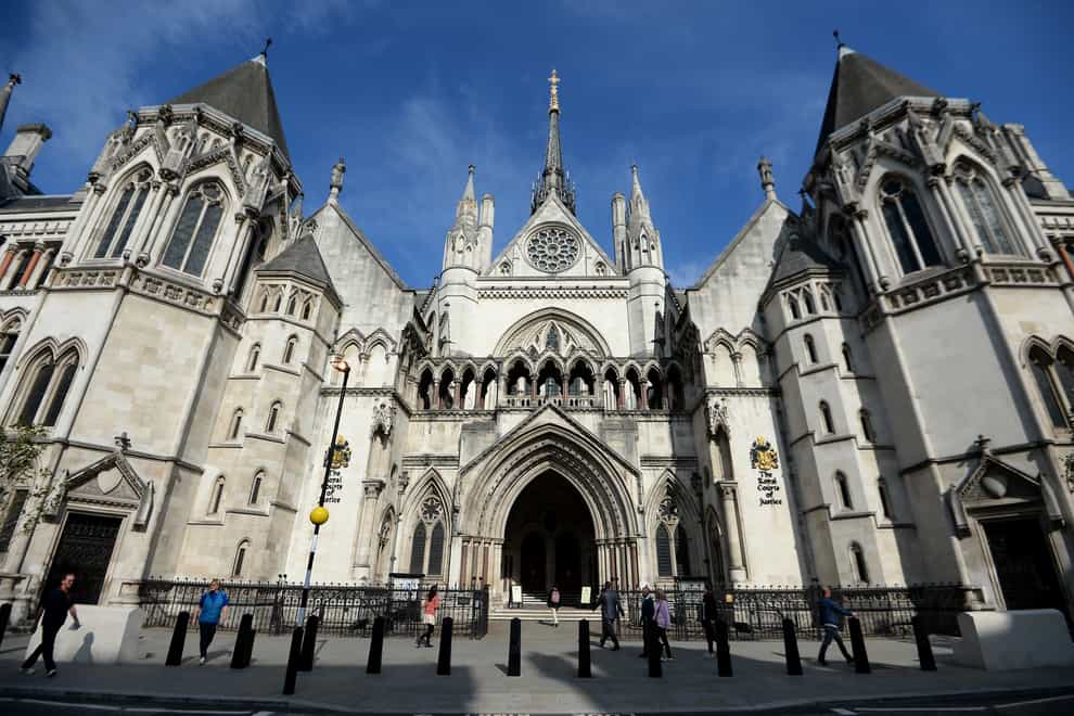 General view of the Royal Courts of Justice(Andrew Matthews/PA)