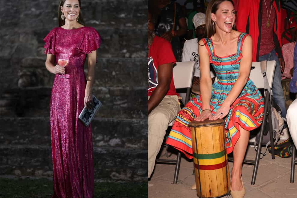 The royals have been in the Caribbean (Jane Barlow/Chris Jackson/PA)