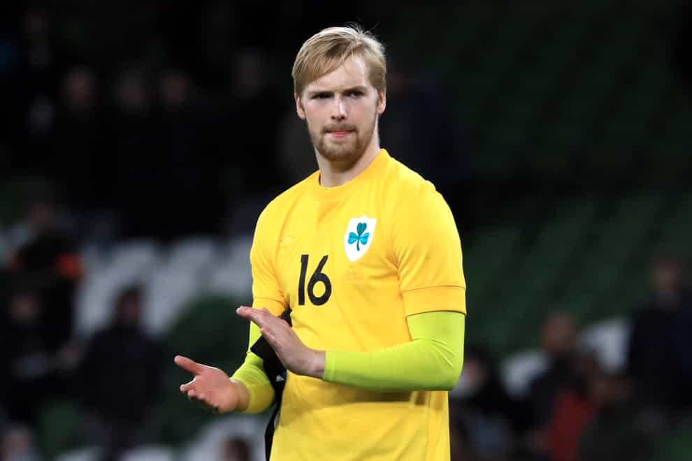 Liverpool’s Caoimhin Kelleher will start for the Republic of Ireland against Belgium (Donall Farmer/PA)