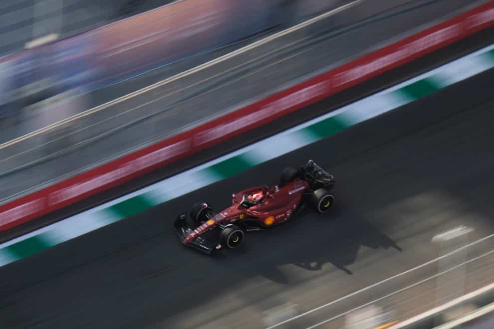 Charles Leclerc finished fastest in first practice (Hassan Ammar/AP)