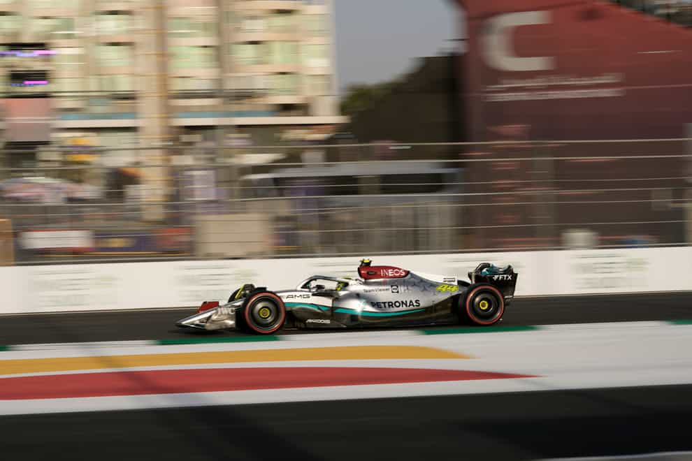 Lewis Hamilton finished only 11th in the final practice session (Hassan Ammar/AP)