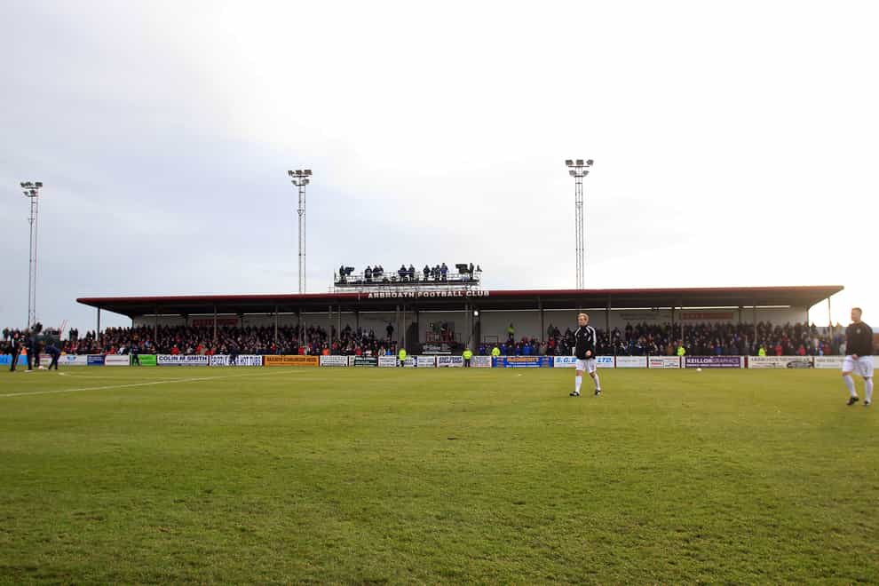 Arbroath fought back to draw at Gayfield Park (Lynne Cameron/PA)