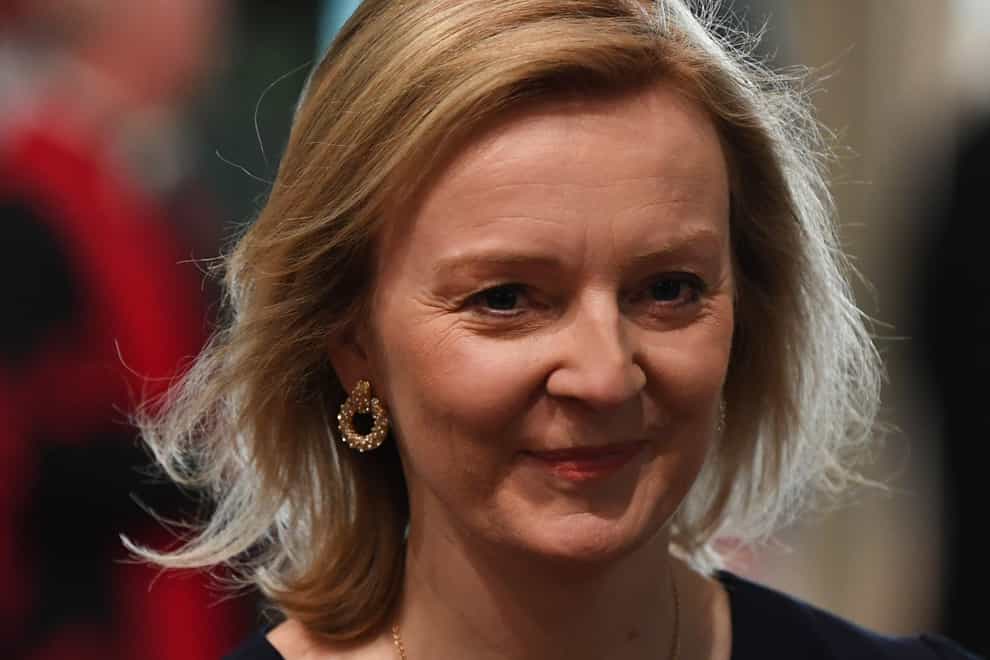 Liz Truss suggested how Russian sanctions could end (Daniel Leal/PA)