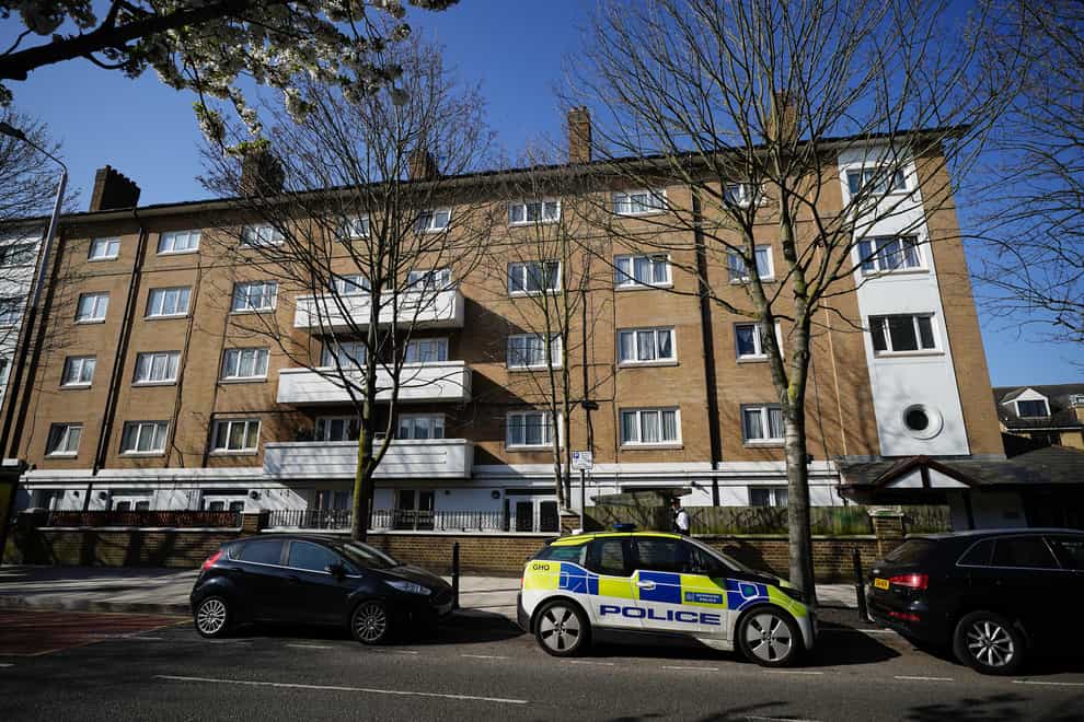 A mother was stabbed to death while her children were at school in Bethnal Green (Aaron Chown/PA)