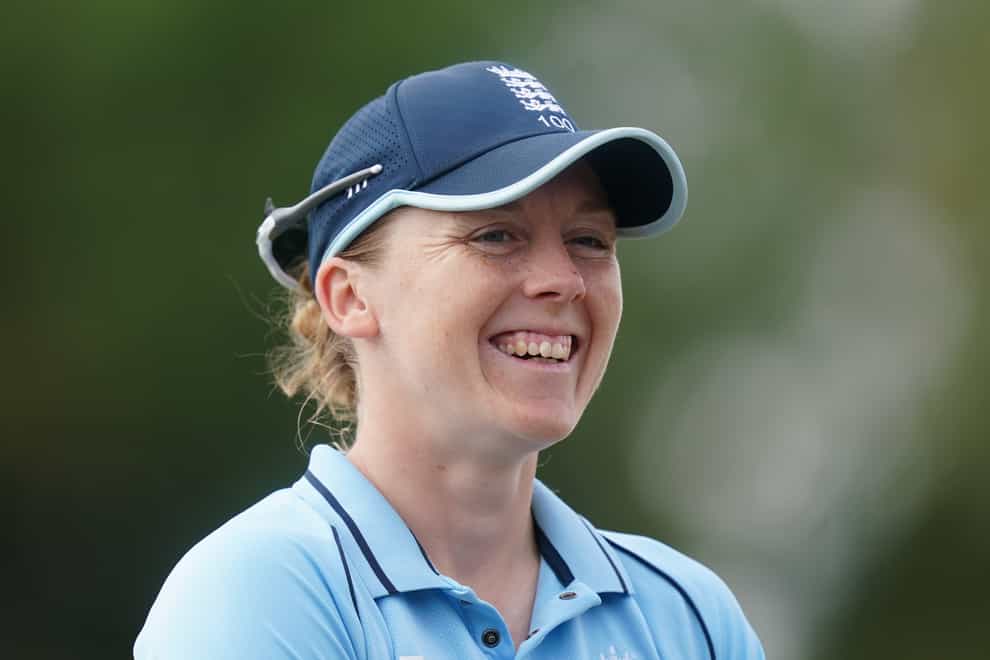 Heather Knight’s side face South Africa in the semi-finals (Mike Egerton/PA)