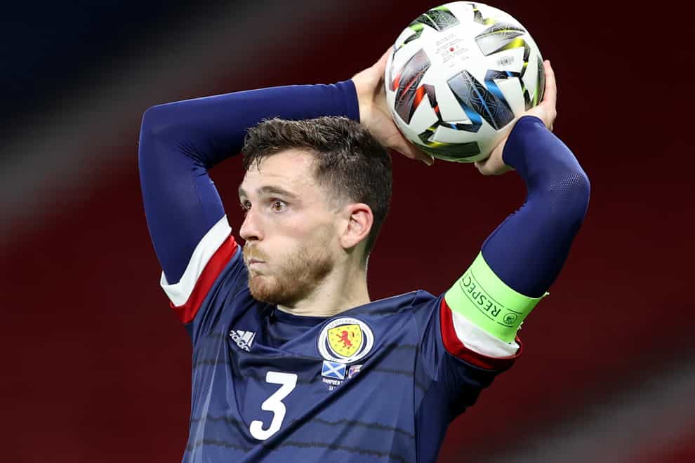 Andy Robertson is back in the mix for Scotland (Steve Welsh/PA)