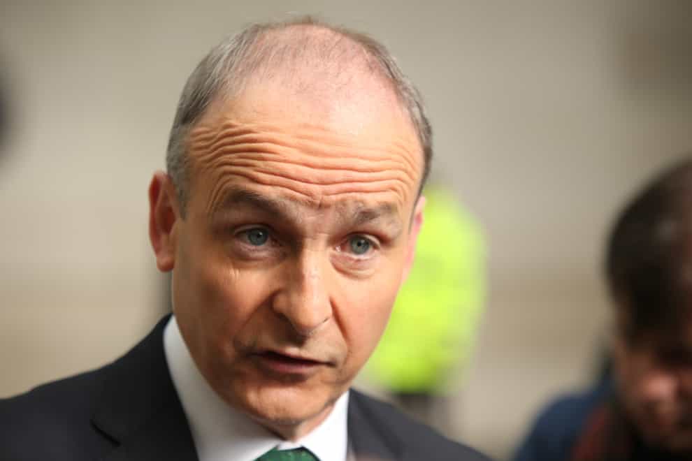 Taoiseach Micheal Martin said the UK Government should honour its commitments over the Irish language in NI (James Manning/PA)