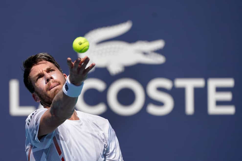 Cameron Norrie was beaten in the fourth round of the Miami Open (Wilfredo Lee/AP)