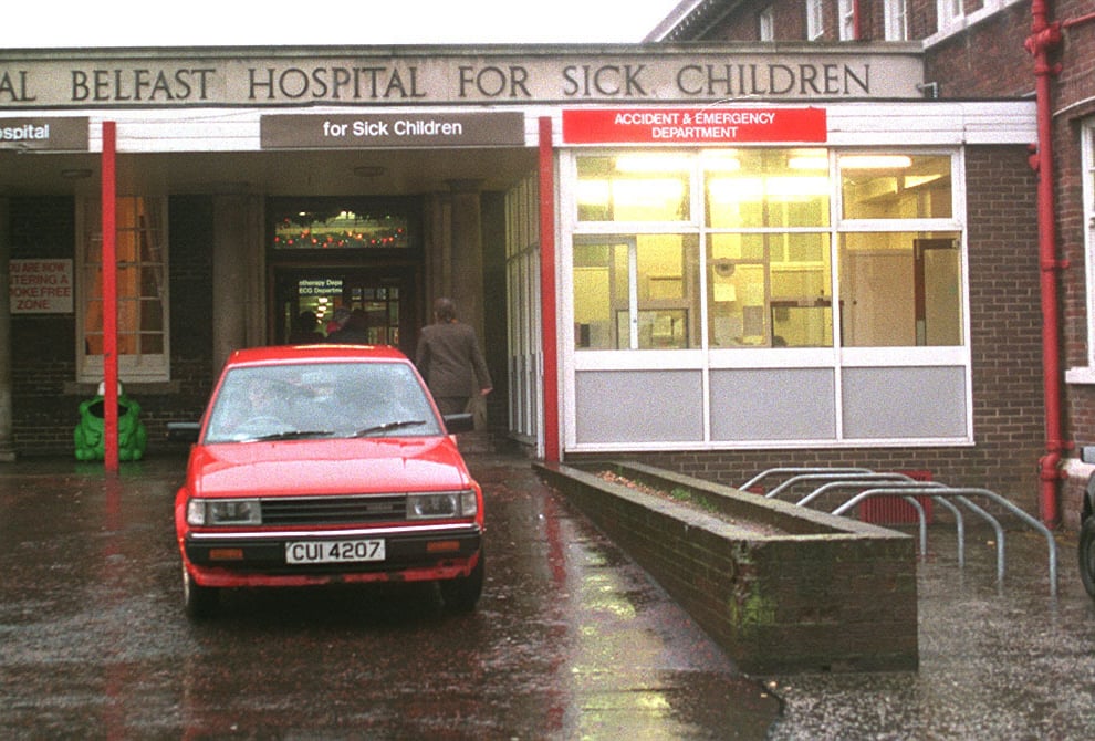 The Royal Belfast Hospital for Sick Children, which has been closed to all but emergency cases because of a bronchial viral outbreak on the wards. A hospital spokesperson said that it’s not unusual for this type of virus at this time of year.
