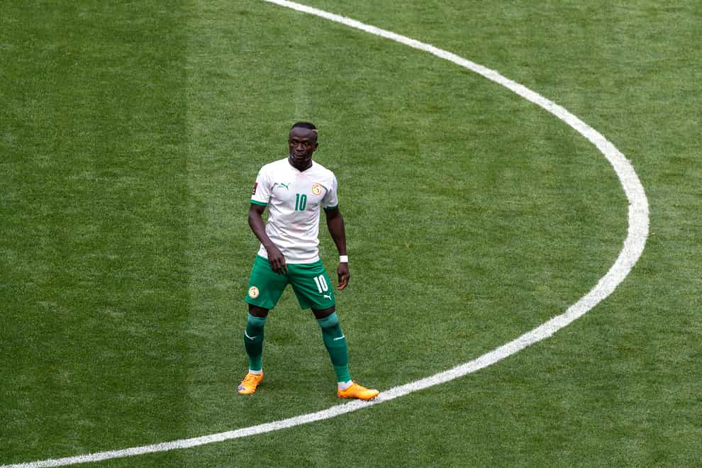 Senegal’s Sadio Mane scored the decisive penalty for Senegal as they beat Egypt (Stefan Kleinowitz/AP)