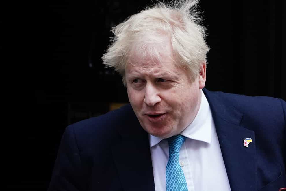 Boris Johnson leaving 10 Downing Street (Aaron Chown/PA)
