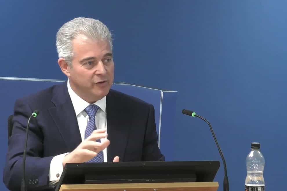 Northern Ireland Secretary Brandon Lewis MP was minister for policing and fire services between July 2016 and June 2017 (Grenfell Tower Inquiry/PA)