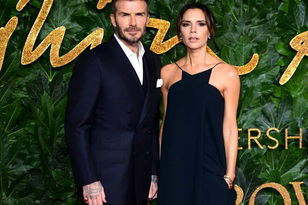 David and Victoria Beckham suffered a break-in and burglary of their West London home on February 28 (PA)