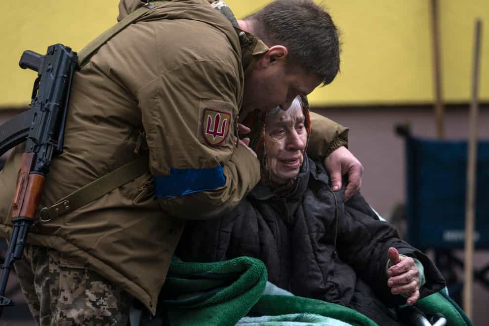 Ukrainian President Volodymyr Zelensky says his country’s forces are preparing for Russia to mount a new offensive in the south-east region of Donbas as Moscow announced it was scaling back military efforts around the capital Kyiv (Rodrigo Abd/AP)