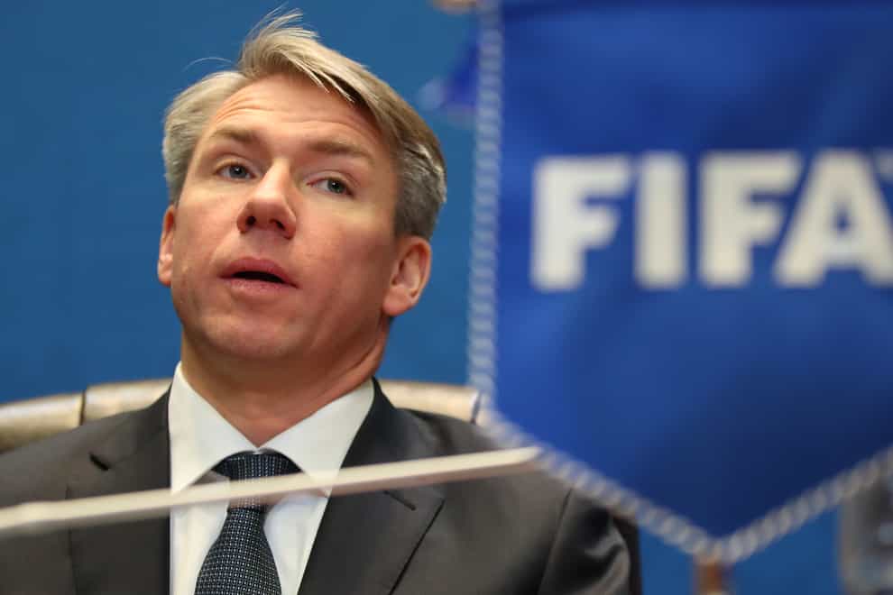 Alexey Sorokin was unapologetic about the presence of a Russian delegation at FIFA Congress in Doha (Nick Potts/PA)