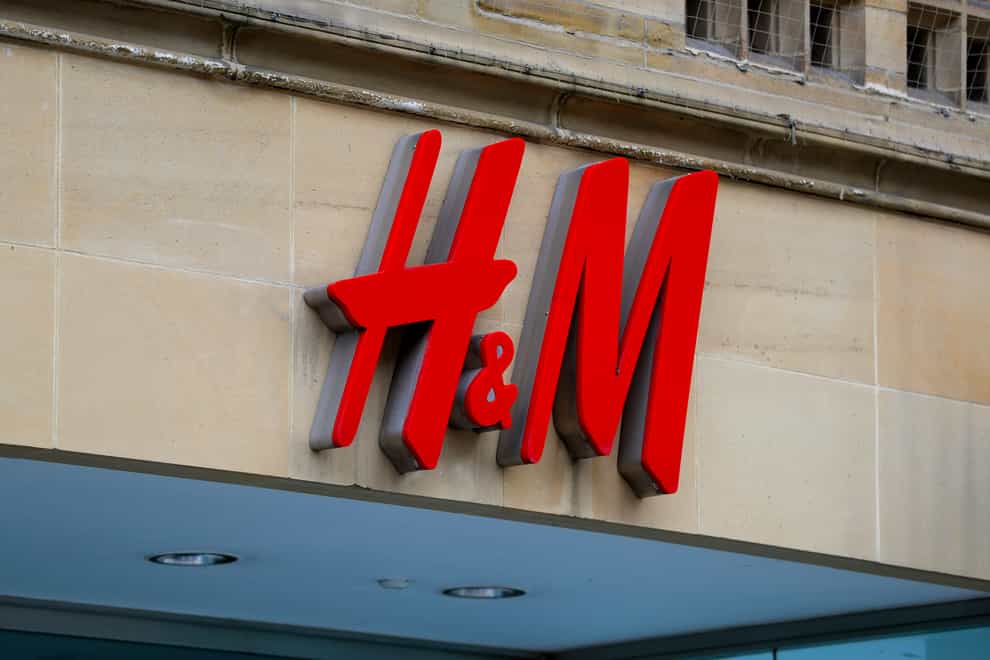 H&M has said the closure of its Russian stores has resulted in a sales slowdown (Mike Egerton/PA)