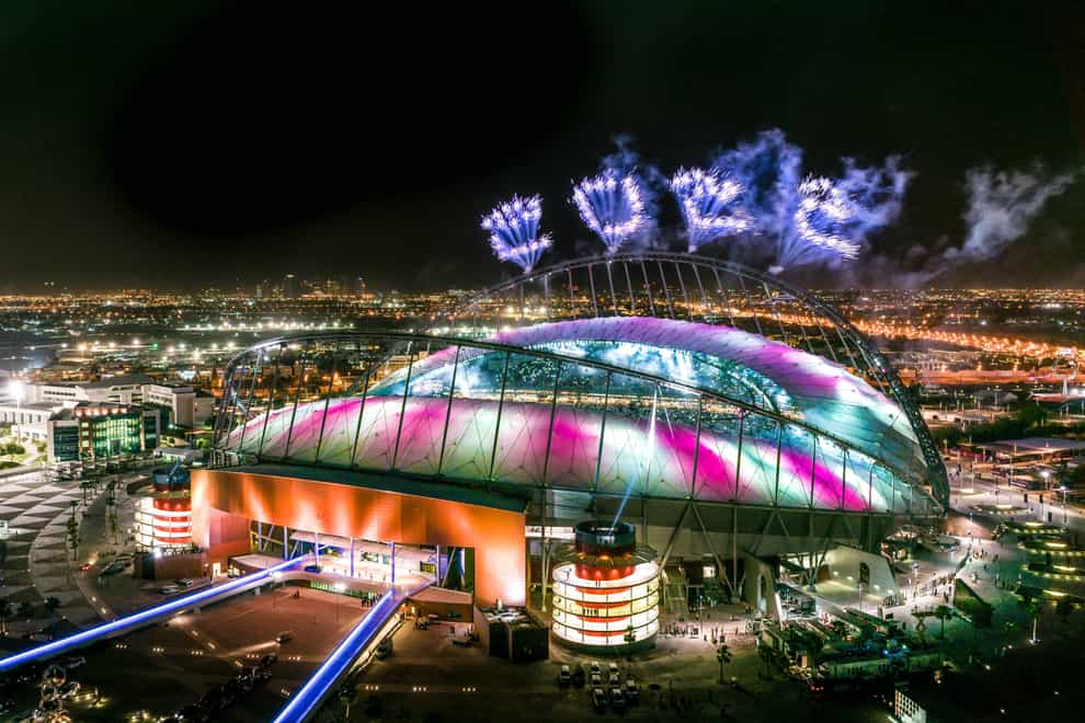 The Khalifa International Stadium in Doha will host some matches at the 2022 World Cup (PA)