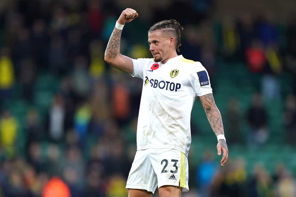 Kalvin Phillips is hoping to return to action for Leeds against Southampton (Joe Giddens/PA)