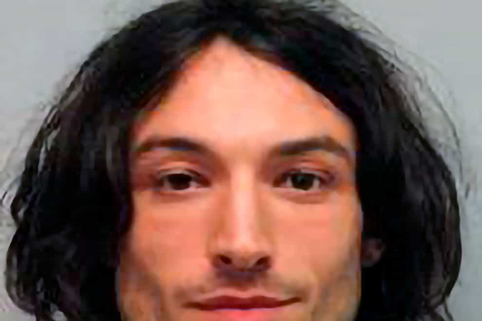 Ezra Miller who was arrested and charged for disorderly conduct and harassment (Hawaii Police Department via AP)