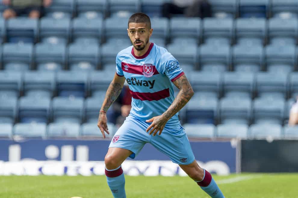 Manuel Lanzini was involved in a car accident (Ian Rutherford/PA)