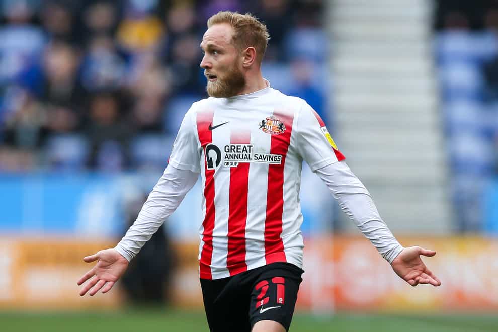 Sunderland’s Alex Pritchard is close to a return from injury (Barrington Coombs/PA)