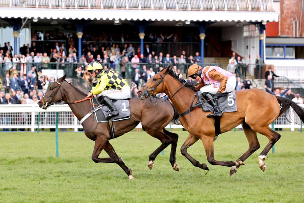 City Chief and James Bowen (left) started the slew of winning favourites at Ayr (Steve Welsh/PA)