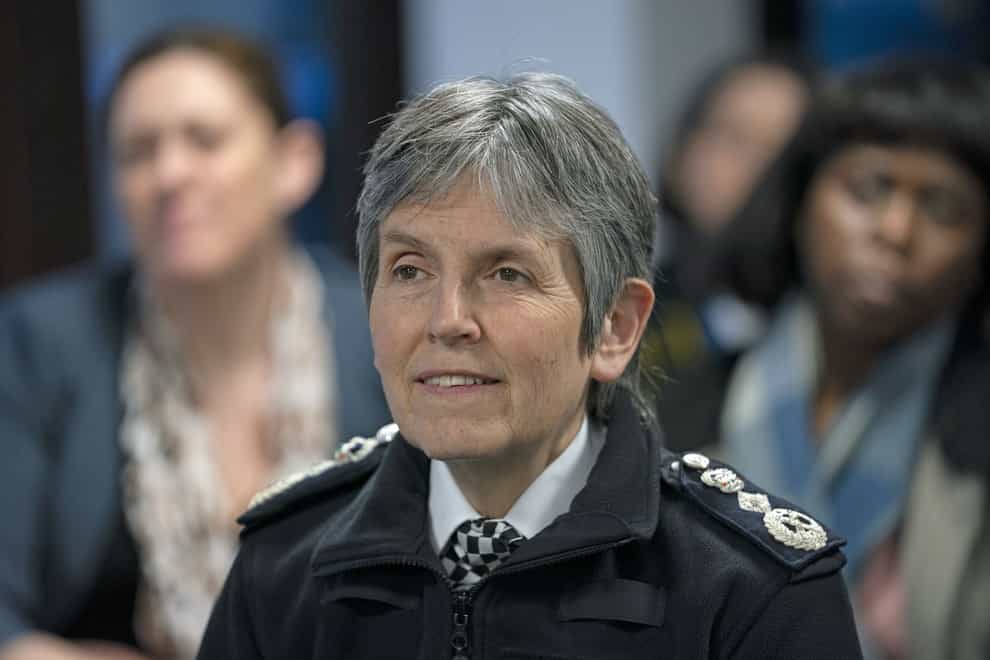 Metropolitan Police Commissioner Dame Cressida Dick will have her last day in the job next weekend (PA)