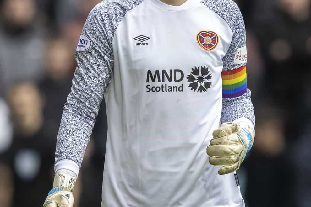 Craig Gordon was key in Hearts’ draw at Ross County (Jeff Holmes/PA)
