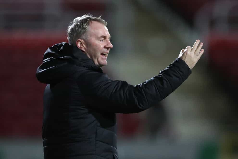 John Sheridan accepted Oldham were lucky to win at Stevenage (Nick Potts/PA)