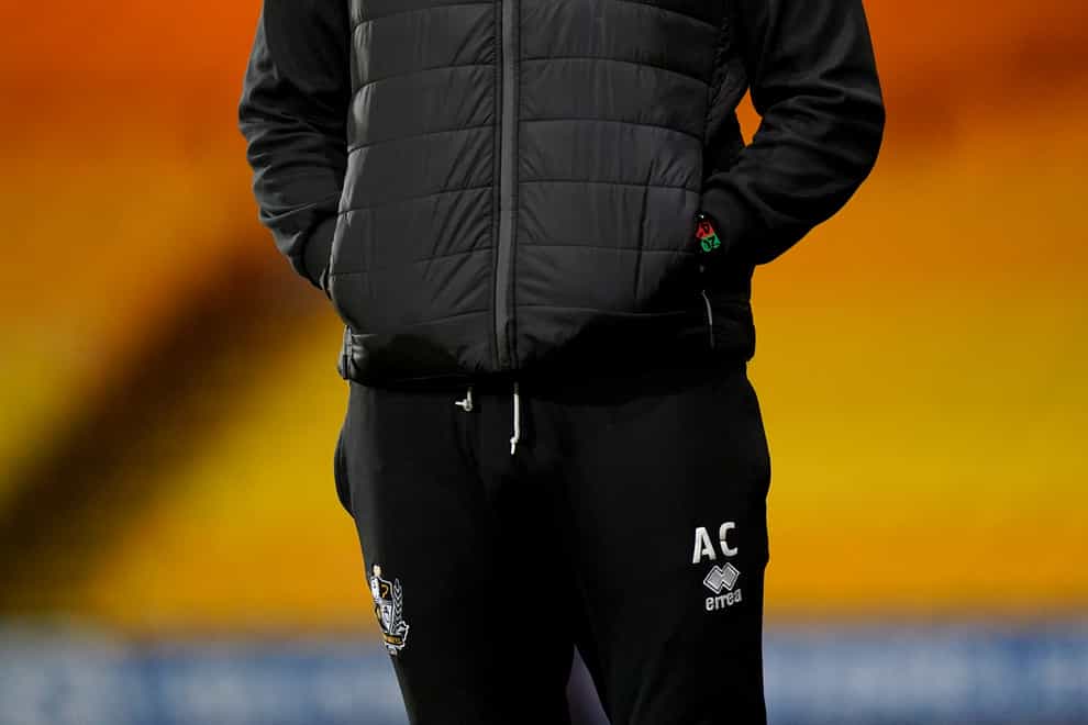 Port Vale assistant manager Andy Crosby has been in charge during Darrell Clarke’s absence (Nick Potts/PA)