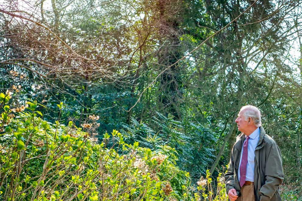 The Prince of Wales leads tour guides on his annual walk around Highgrove Gardens (Leanne Punshon)