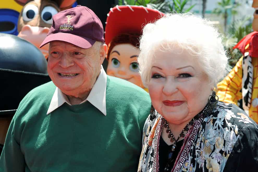 Estelle Harris, who hollered her way into TV history as George Costanza’s short-fused mother on Seinfeld and voiced Mrs Potato Head in the Toy Story franchise, has died aged 93 (Katy Winn/AP)