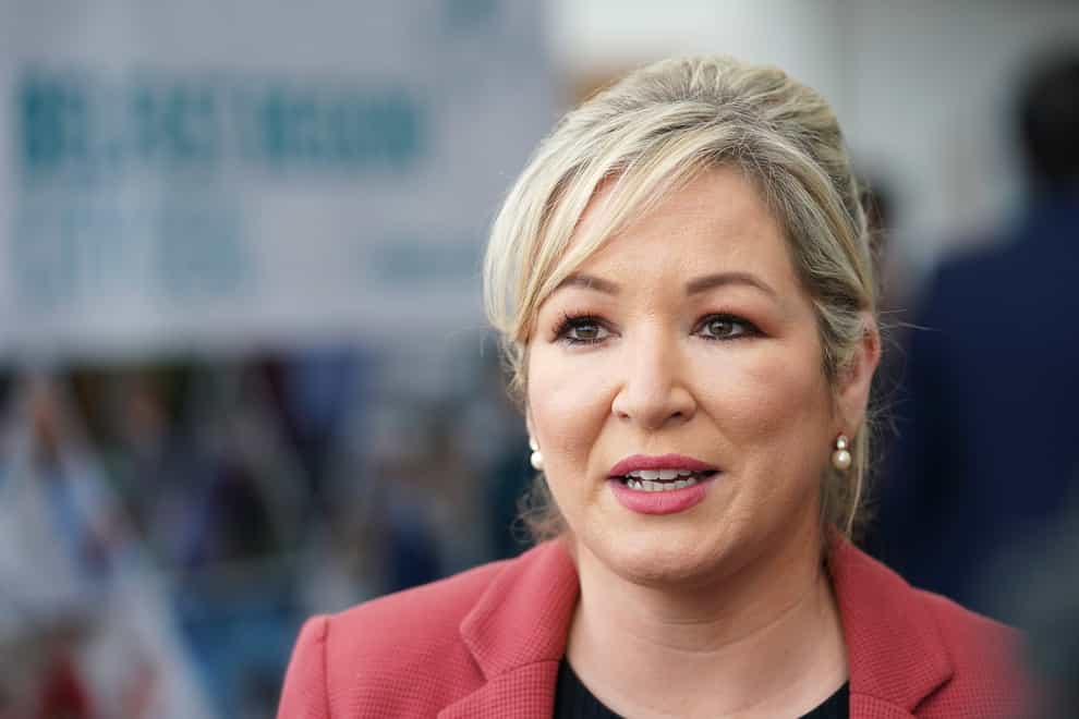 Michelle O’Neill could become first minister (PA)