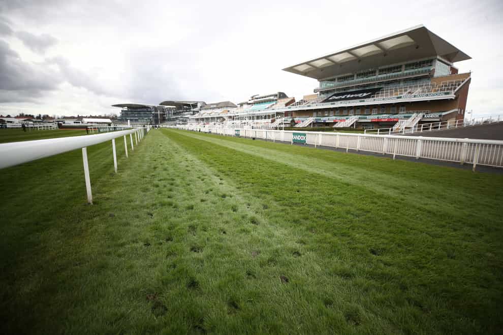 Further rain is expected to arrive at Aintree on Monday evening (Tim Goode/PA)