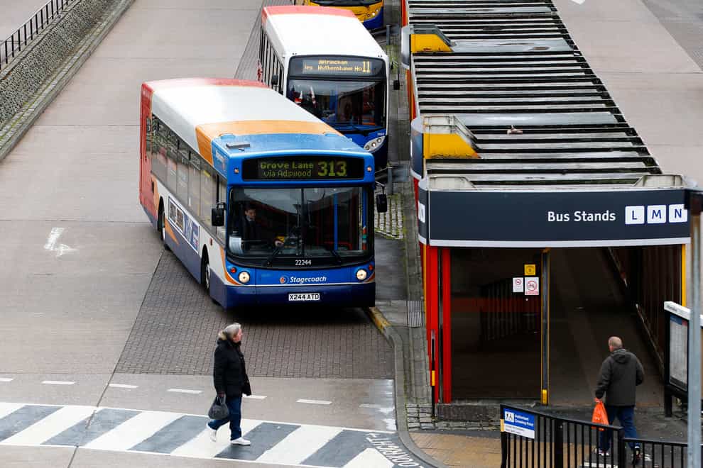 The Government has announced which areas will receive funding to boost bus services (Dave Thompson/PA)