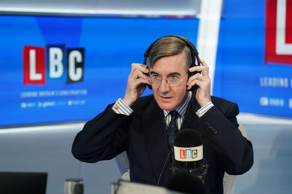 Jacob Rees-Mogg downplayed the fracking threat (Stefan Rousseau/PA)