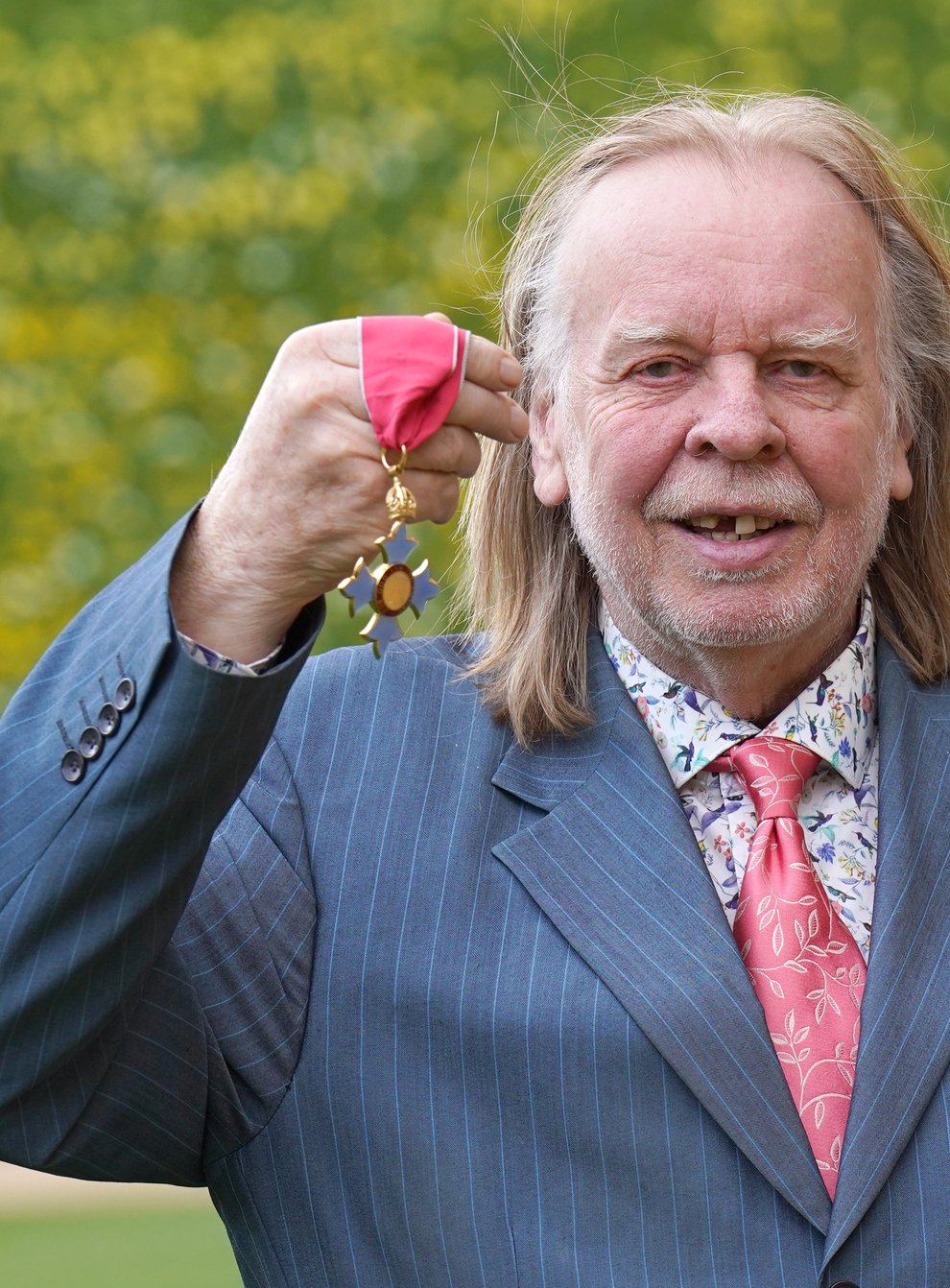 Rick Wakeman during an investiture ceremony at Windsor Castle (Steve Parsons/PA)