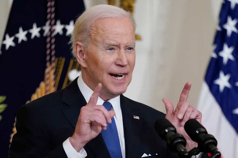 Joe Biden has approved a 100 million-dollar transfer of Javelin anti-armour missiles to Ukraine (Carolyn Kaster/AP)