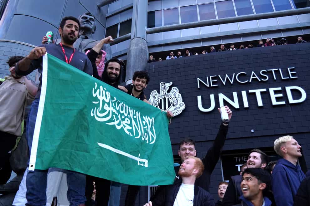 Newcastle was bought by a largely Saudi-backed consortium (Owen Humphreys/PA)