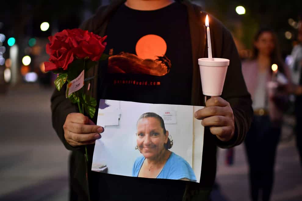 Melinda Davis, 57, was one of six people killed in Sacramento on Sunday (Jose Carlos Fajardo/Bay Area News Group via AP)