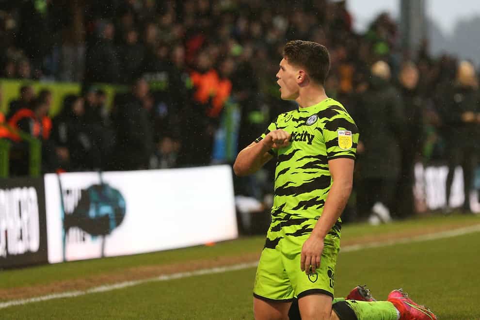 Matty Stevens cannot feature as Forest Green push for promotion (Nigel French/PA)