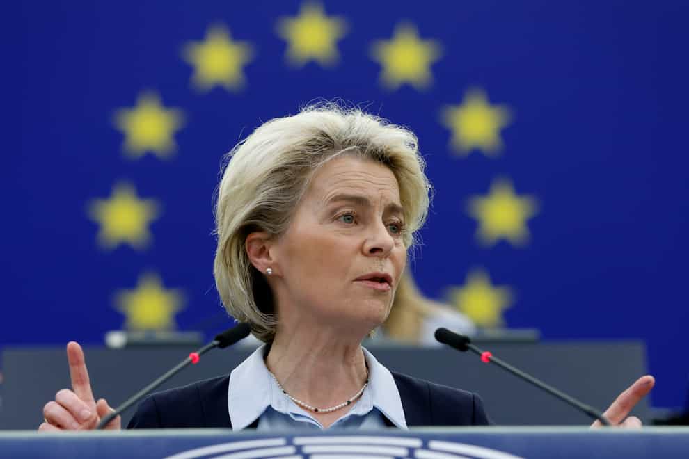 European Commission President Ursula von der Leyen (Jean-Francois Badias/AP)