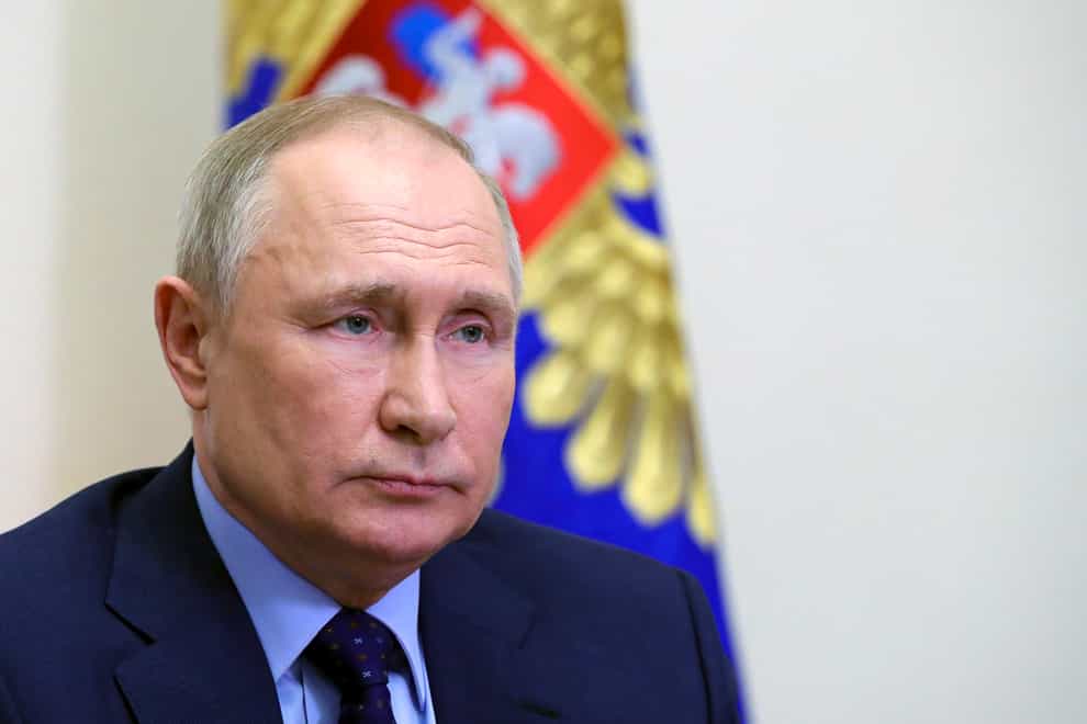 The latest UK sanctions target Russian President Vladimir Putin’s daughters (Mikhail Klimentyev/Sputnik, Kremlin pool/AP)