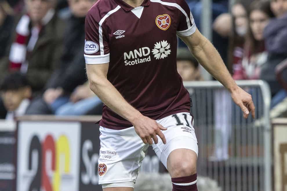 Gary Mackay-Steven is back in contention for Hearts (Jeff Holmes/PA)