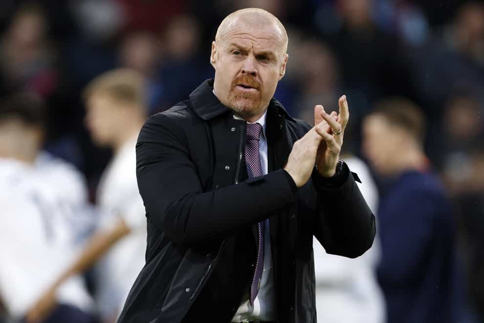 Sean Dyche’s Burnley beat Everton 3-2 at Turf Moor on Wednesday (Richard Sellers/PA).