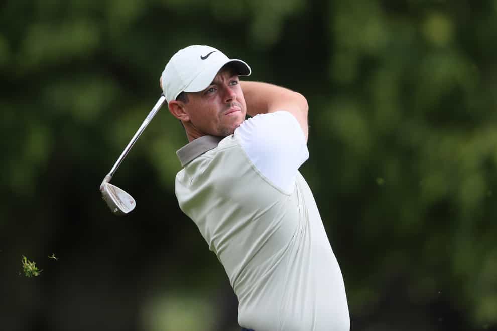 Rory McIlroy got off to another slow start in a major on day one of the Masters (Brian Lawless/PA)