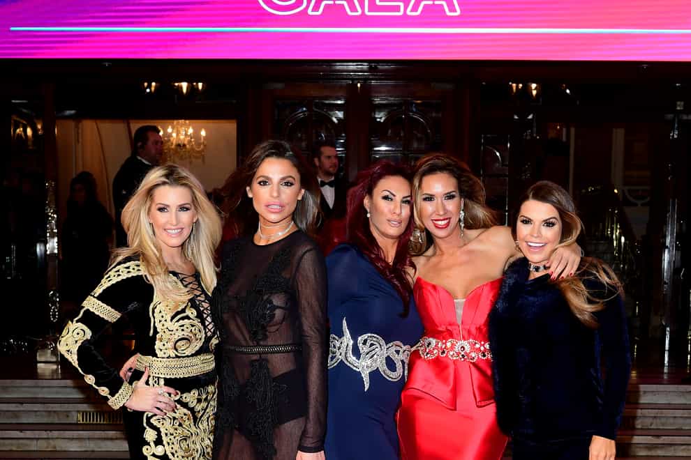Stars of The Real Housewives of Cheshire including Lauren Simon (Ian West/PA)